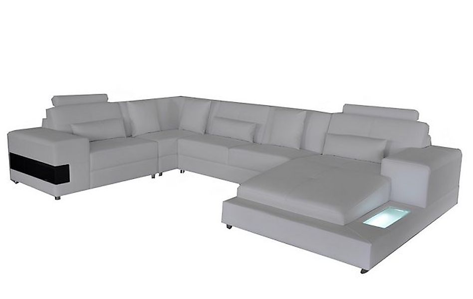 Xlmoebel Ecksofa Ledersofa mit USB-Anschluss in modernem U-Form-Design für, günstig online kaufen