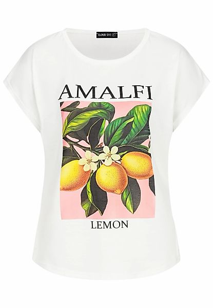 CLOUD 5IVE T-Shirt "CLOUD 5IVE Cloud 5ive T-Shirt Lemon Print white" 1 Stk. günstig online kaufen