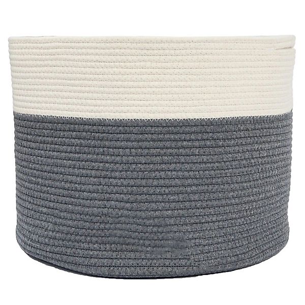 DuneDesign Aufbewahrungskorb 45L Baumwollkorb rund - Ø43x33 Seilkorb - Kind günstig online kaufen