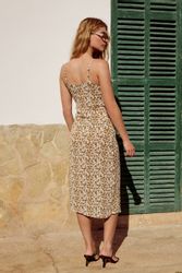 Next Sommerkleid Mittellanges Trägerkleid mit Rüschen günstig online kaufen