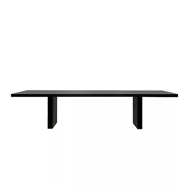 Zeus - Tommaso Tisch 230x90cm - schwarz phosphatiert/Stahlblech/Tischplatte günstig online kaufen