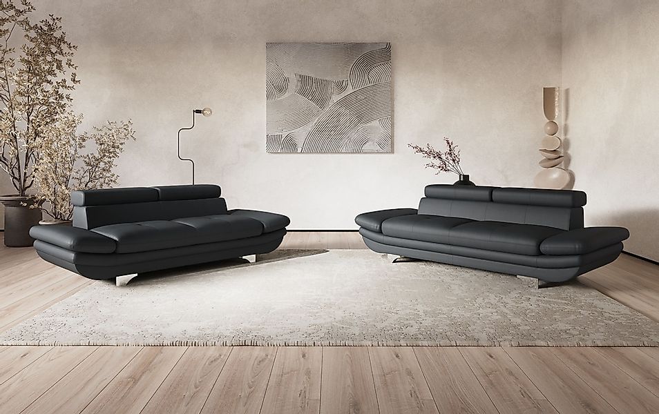 COTTA 3-Sitzer »Enterprise« Big-Sofa, mit Armteilverstellung & Kopfteilvers günstig online kaufen