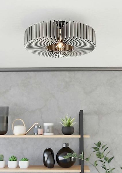 EGLO Deckenleuchte PALOMBAIA, ohne Leuchtmittel, Deckenlampe, Wohnzimmerlam günstig online kaufen