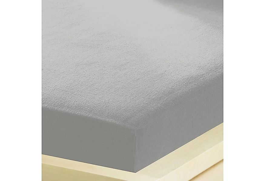 BETTWARENSHOP Spannbettlaken Feinbiber wasserdicht, Biber, Gummizug: Rundum günstig online kaufen