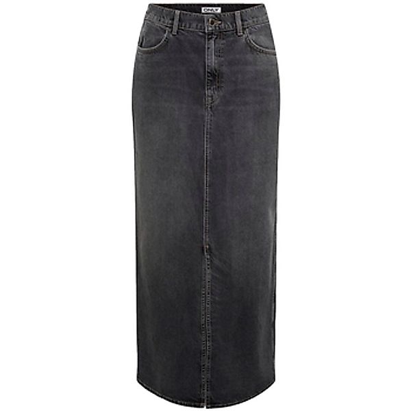 ONLY Sommerrock Maxi Jeans mit Schlitz Stone Denim Wash ONLCILLA LONG SLIT günstig online kaufen