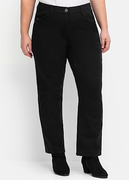 Sheego Jerseyhose Stretch-Hose Innenbeinlänge ca. 77 günstig online kaufen
