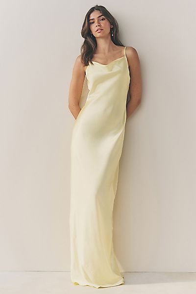 Next Satinkleid Satin-Brautjungfernkleid mit Rückenausschnitt (1-tlg) günstig online kaufen