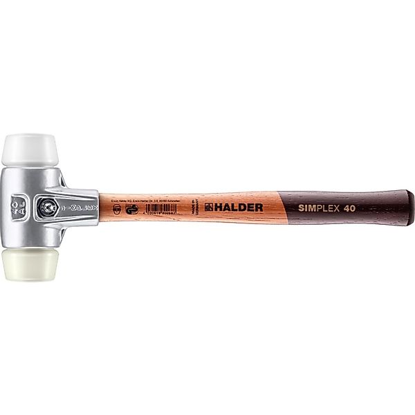 Halder Simplex Schonhammer Ø 40 mm Superplastik   Nylon mit Aluminiumgehäus günstig online kaufen