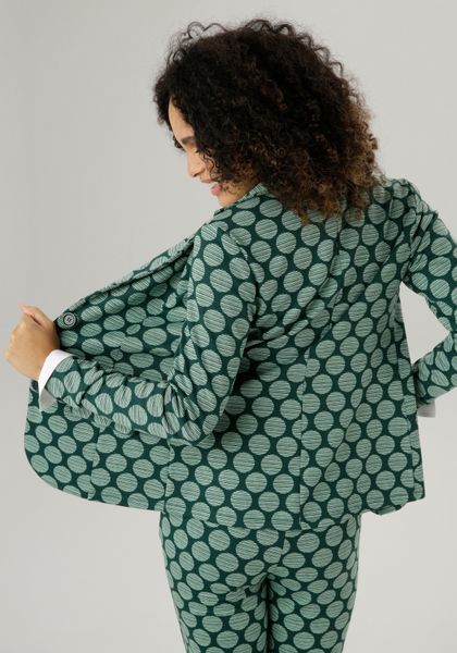 Aniston SELECTED Jerseyblazer mit gestreiften Punkten günstig online kaufen