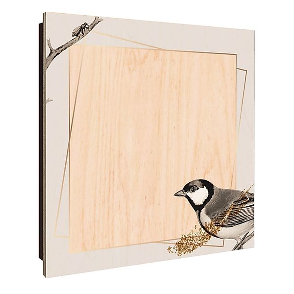 Banjado Großer Schlüsselkasten Holz 30x30cm Schwarz Scharnier Links 50 Hake günstig online kaufen