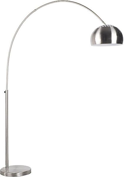 Trendmöbel24 Stehlampe Stehlampe Bogenlampe METAL BOW gebürstet von Zuiver, günstig online kaufen