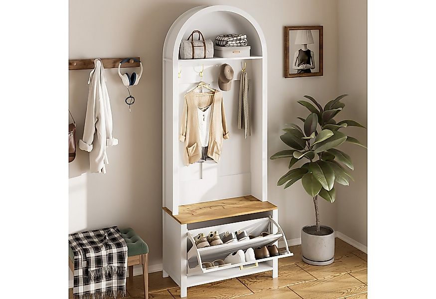 HAUSS SPOLE Garderoben-Set mit Schuhregal,Flurgarderobe Garderobenschrank m günstig online kaufen