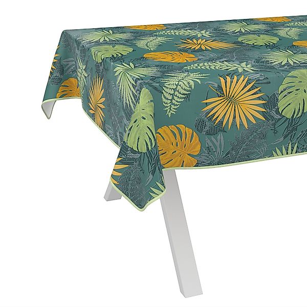 ANRO Tischdecke Wachstuch abwaschbar Jungle Tischwäsche günstig online kaufen