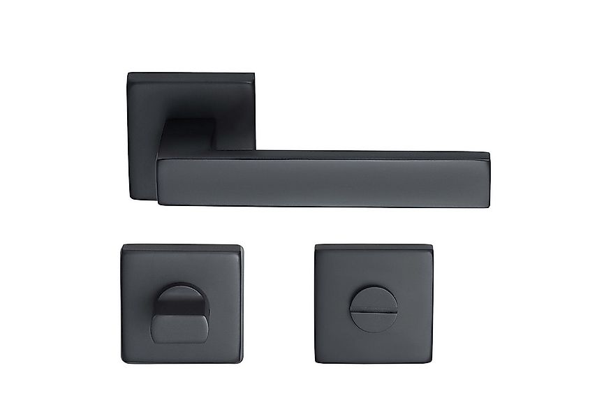 MeinTürgriff Drückergarnitur Trento Schwarz Türgriff eckig Innentüren Roset günstig online kaufen