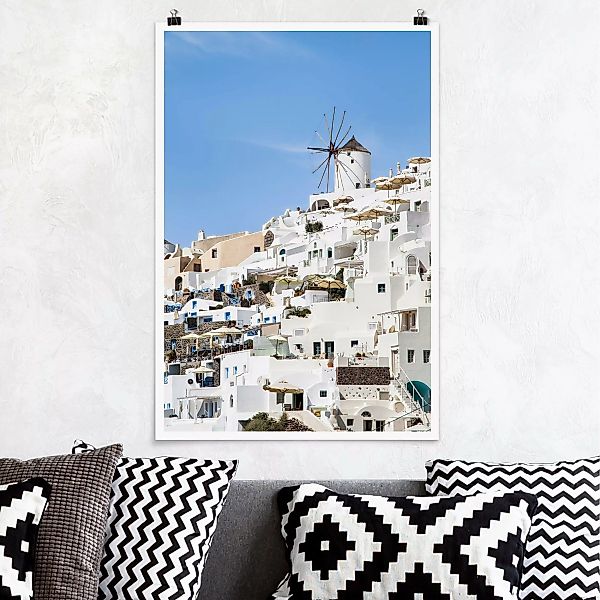 Poster Weißes Griechenland günstig online kaufen
