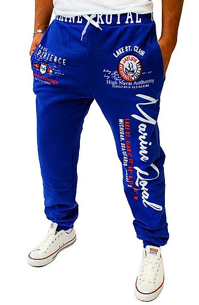 Jaylvis Jogginghose Herren Trainingshose Sport Hose Camouflage Uni Marine R günstig online kaufen