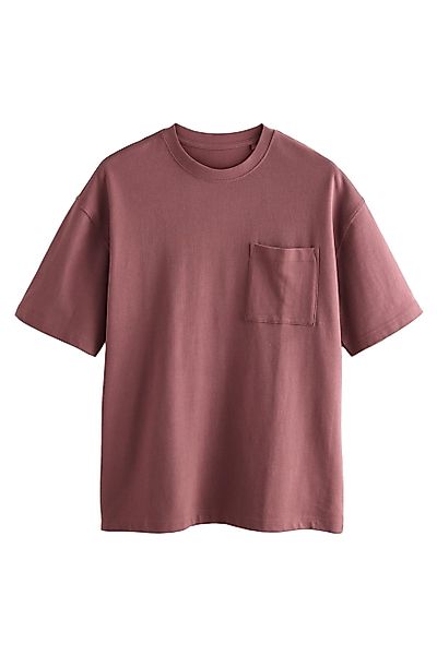 Next T-Shirt Superweiches, schweres T-Shirt mit günstig online kaufen