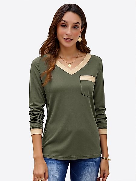 Imily Bela T-Shirt Damen Langarmshirt Tops günstig online kaufen