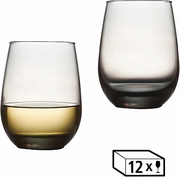 LIBBEY Gläser-Set "Libbey Weinglas, 12er Set -STEMLESS-" 451 ml, hochwertig günstig online kaufen