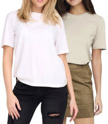 ONLY T-Shirt (2er-Pack) Basic Shirt im günstig online kaufen