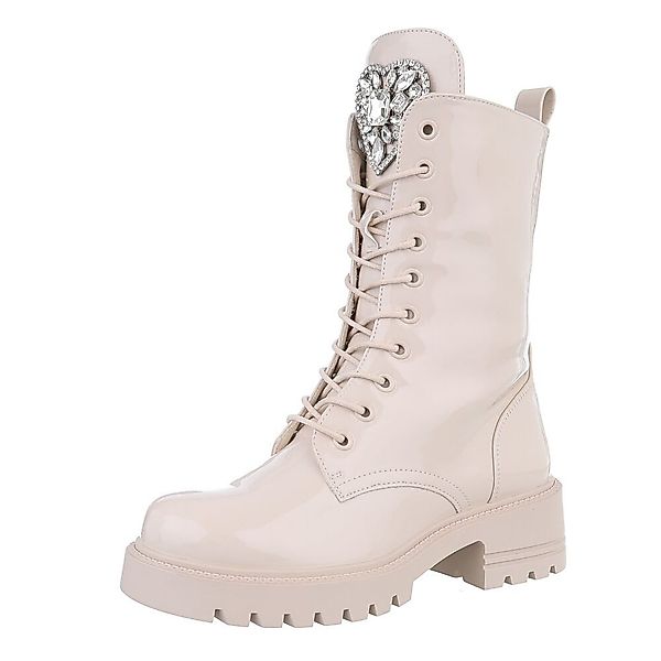 Ital-Design Damen Schnürschuhe Freizeit Schnürstiefelette (87214569) günstig online kaufen