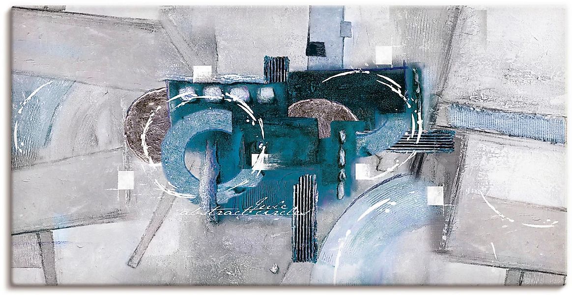Artland Wandbild "Abstrakte blaue Kreise", Gegenstandslos, (1 St.), als Alu günstig online kaufen