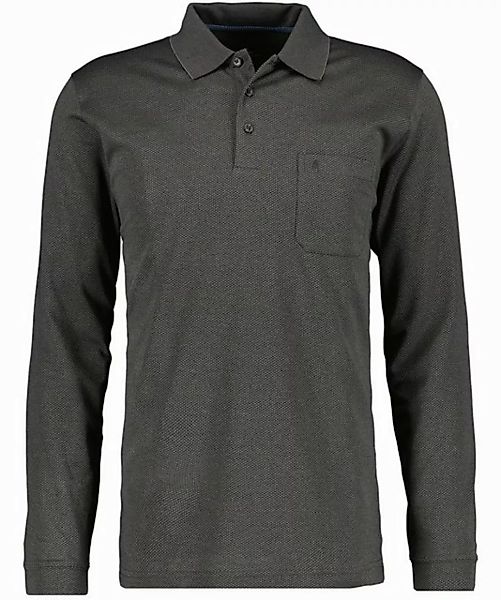 RAGMAN Langarm-Poloshirt Polo LS fish net günstig online kaufen