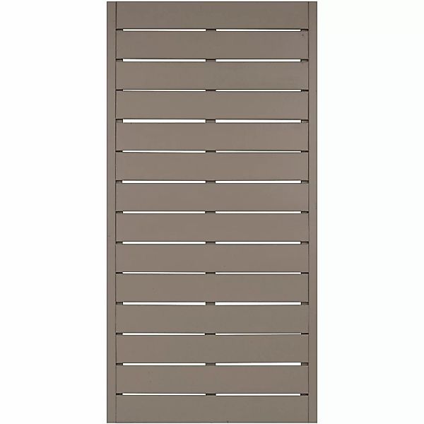 Sichtschutzzaunelement Faro Grau lackiert 180 cm x 90 cm günstig online kaufen