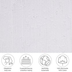 THEKO Teppich Happy Cotton Fleckerl, handgewebt, günstig online kaufen