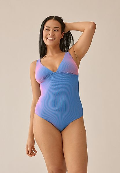 Naturana Badeanzug (1-St) dezentes Streifendesign, elastisch, günstig online kaufen
