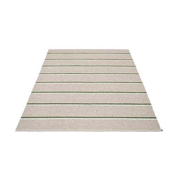 pappelina - Olle Teppich 180 x 260 cm - grün, leinen/wendbar/LxB 260x180cm/ günstig online kaufen