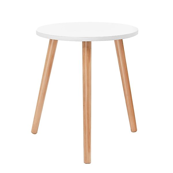 Costway Kaffeetisch Beistelltisch Esstisch Küchentisch Nachttisch Weiß günstig online kaufen