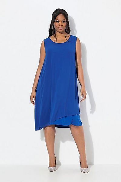Ulla Popken Cocktailkleid Kleid doppellagig A-Linie günstig online kaufen