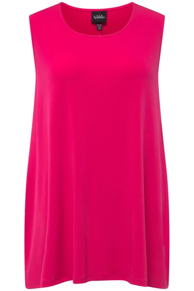 Ulla Popken Longtop Jerseytop Zipfelsaum A-Linie günstig online kaufen