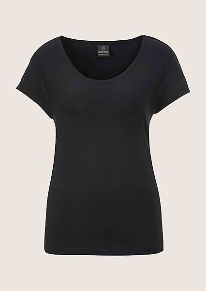 MADELEINE Kurzarmshirt "Jerseybluse Elegantes Viskose-Oberteil" Viskose Jer günstig online kaufen