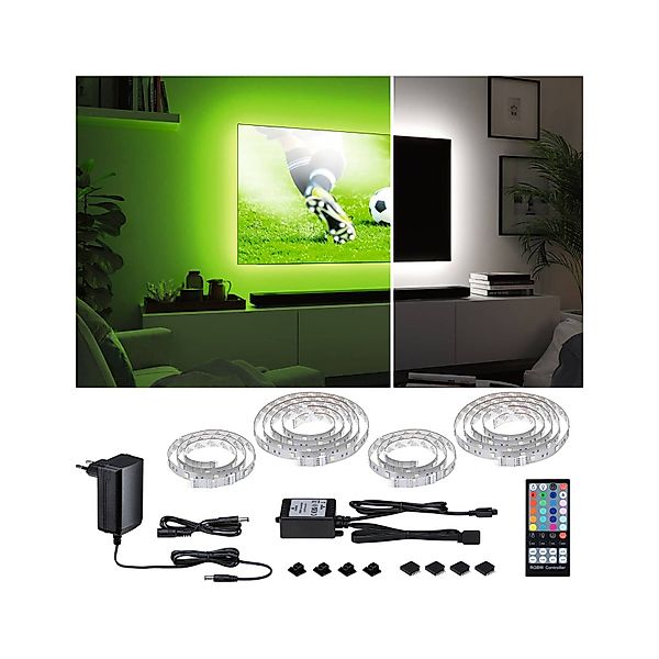Paulmann "MaxLED 250 LED Strip TV Comfort Basisset 65 Zoll RGBW+ beschichte günstig online kaufen