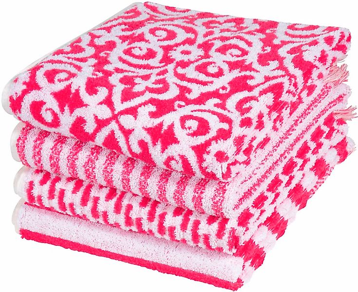 PAD Handtuch Set "FAMILY, 50x100 cm" Made in Europe, verschiedene Muster in günstig online kaufen