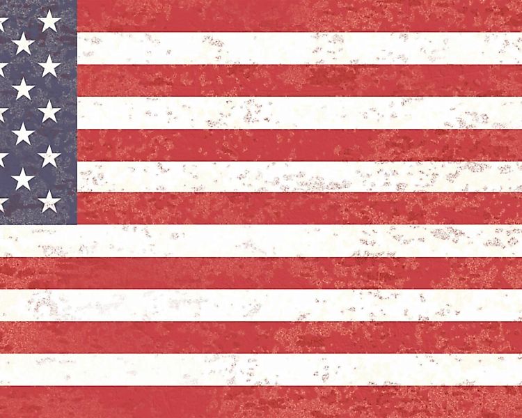 Fototapete "Amerika Flagge" 4,00x2,50 m / Glattvlies Brillant günstig online kaufen