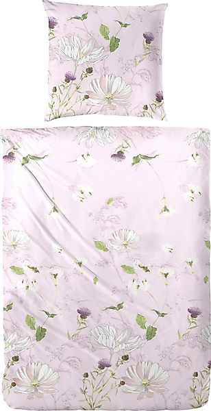 Primera Bettwäsche Mako-Satin-Bettwäsche Eden, Mako-Satin, 2 günstig online kaufen