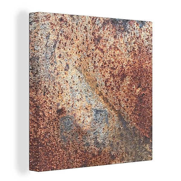 OneMillionCanvasses® Leinwandbild Blech - Eisen - günstig online kaufen