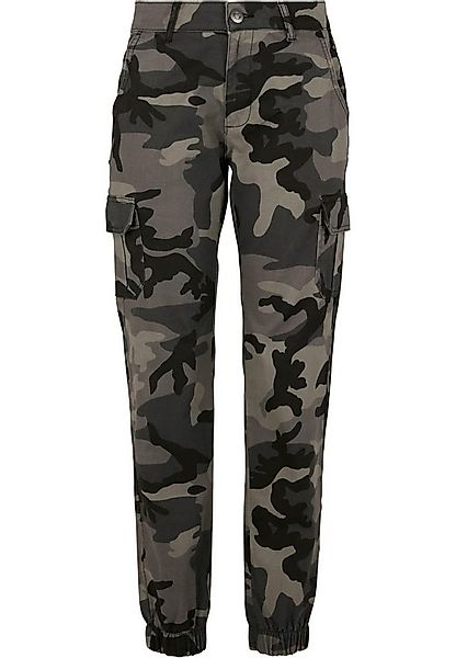 URBAN CLASSICS Cargohose Urban Classics Damen Ladies High Waist Camo Cargo günstig online kaufen