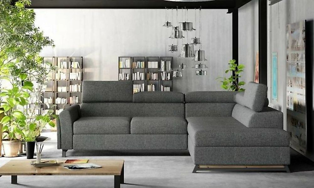 JVmoebel Ecksofa, Wohnlandschaft Ecksofa L Form Sessel Set Garnitur Modern günstig online kaufen