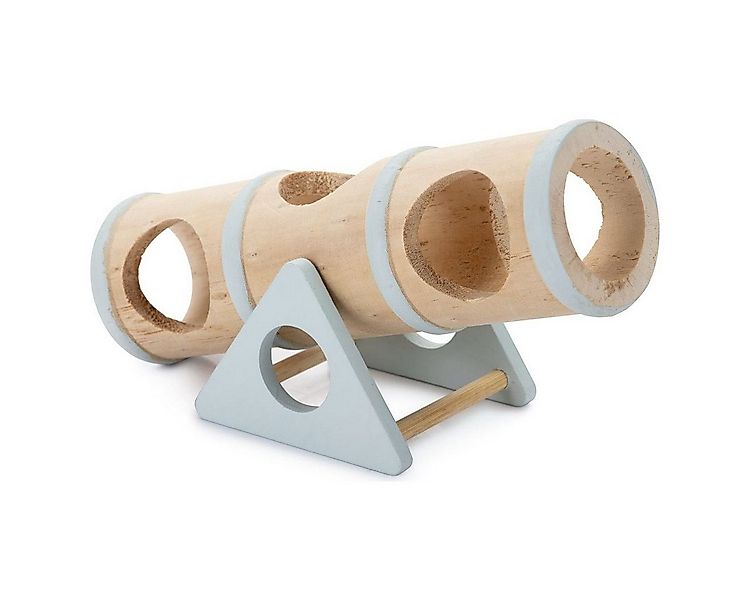 Beeztees Kleintiertunnel Nager Spielzeug Clovis Holz mint günstig online kaufen