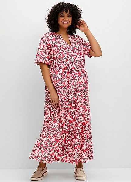 Sheego Etuikleid Maxikleid Kurzarm günstig online kaufen