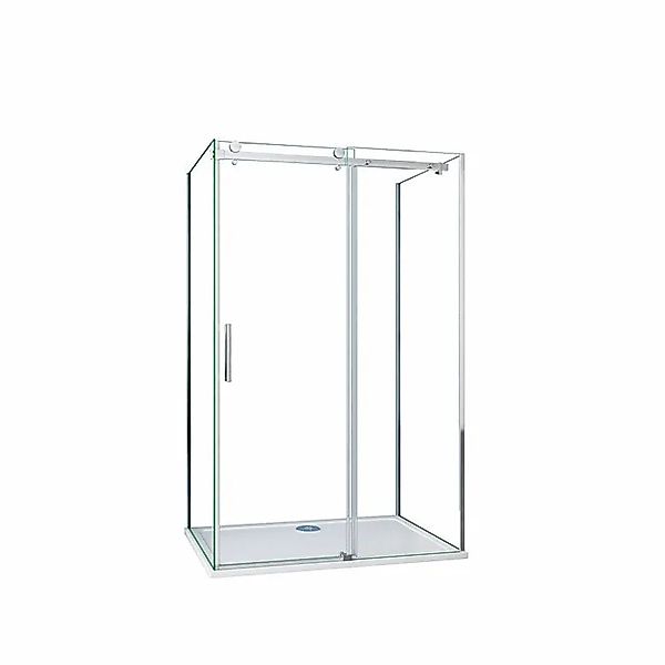 Duschparadies U-FORM Duschkabine 145 x 80 x 80 cm U-Duschkabine Höhe 195cm günstig online kaufen