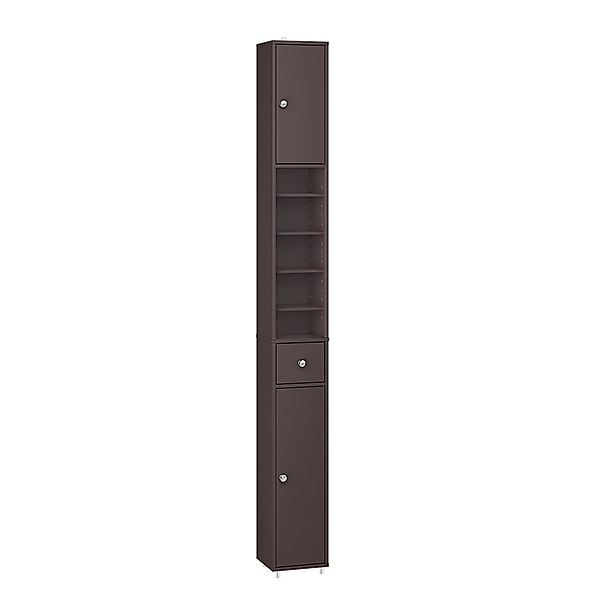 SoBuy Badezimmerschrank Hochschrank Badregal mit 6 Einlegeböden 20x180x20cm günstig online kaufen