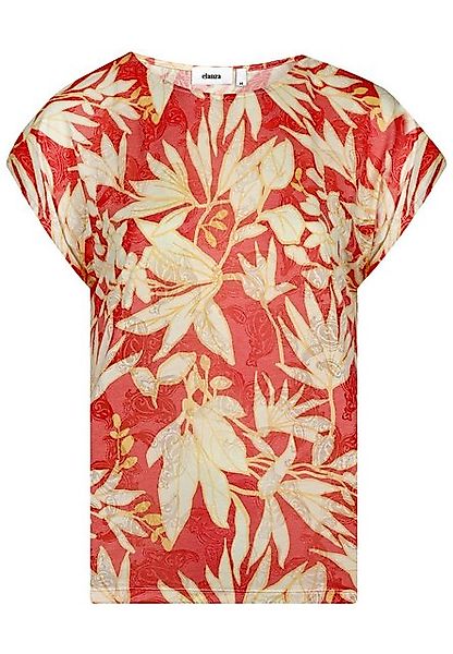 elanza T-Shirt Shirt mit Ornamenten und Blüten-Print in Rosé/Beige (1-tlg) günstig online kaufen