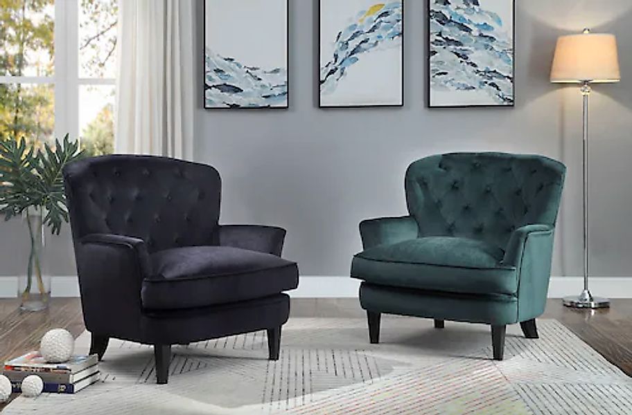 ATLANTIC home collection Sessel »Leo«, mit Taschenfederkern günstig online kaufen