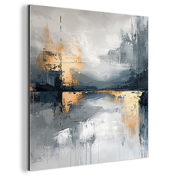 MuchoWow Metallbild Abstrakt - Farbe - günstig online kaufen