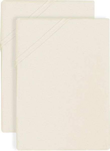 Biberna Betttuch Bennet, Biber, Gummizug: ohne, (2 Stück), wärmender Feinbi günstig online kaufen